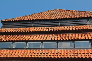 Dach eines Pagodenspeicher