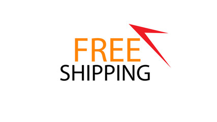Free Shipping On All Orders Text Background for Businesses