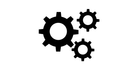 icon cogwheel. Setting icon  