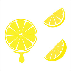 slices of lemon and lime