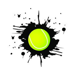 Tennis sport symbol. 