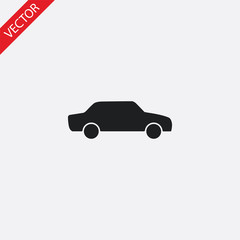 Car vector icon , lorem ipsum Flat design