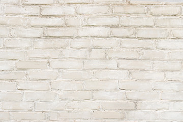 old white brick wall background. abstract background