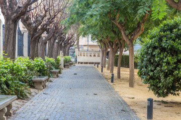 Obraz premium Alicante,Spain, 3,6,2018: building of the provincial council of Alicante