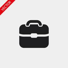 Portfolio vector icon , lorem ipsum Flat design