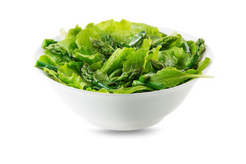 Lettuce salad asparagus