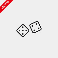 Settings vector icon , lorem ipsum Flat design