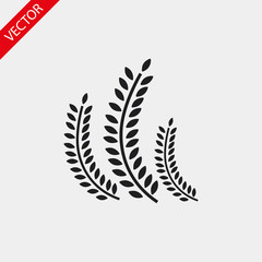 Settings vector icon , lorem ipsum Flat design