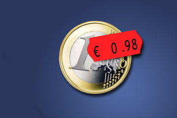 Konzeptfoto  Inflation bei der Eurowährung