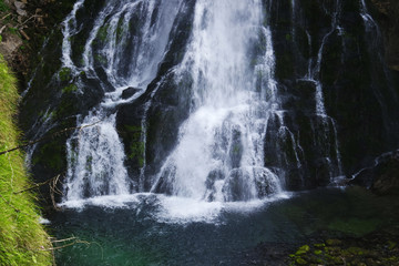 Fototapeta na wymiar Waterfall in the forest