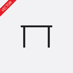 Tableicon vector icon , lorem ipsum Flat design