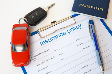 Car insurance concept