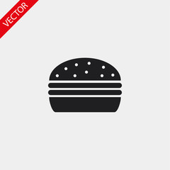 Burgeicon, burgevector vector icon , lorem ipsum Flat design