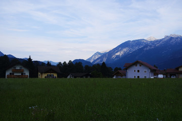 Obraz premium Little mountain town