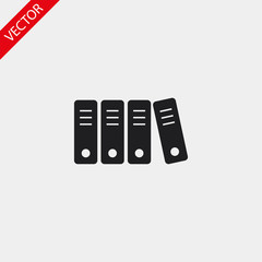 Book vector icon , lorem ipsum Flat design