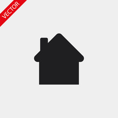 House vector icon , lorem ipsum Flat design