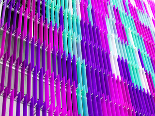 Obraz premium acrylic plastic sheet interior white blue aqua magenta