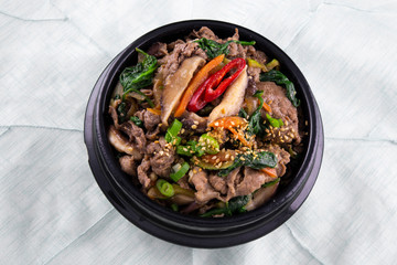Soy Marinated Beef is called Bulgogi  in Korea