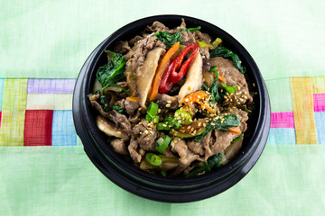 Soy Marinated Beef is called Bulgogi  in Korea