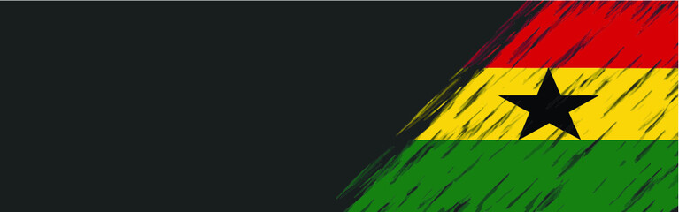 Ghana flag banner