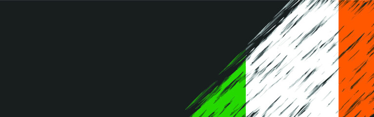Ireland flag banner