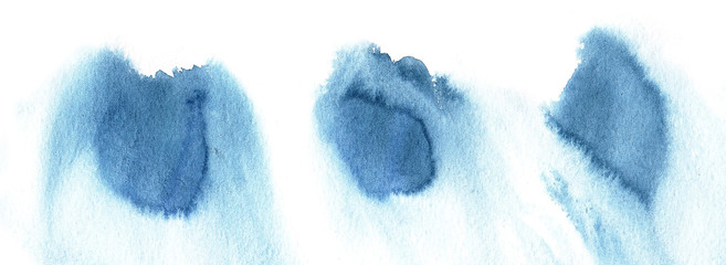 abstract watercolor blue spots for background
