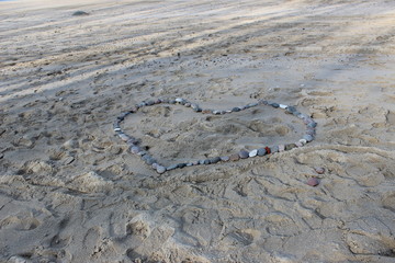 cairn on the seashore of the Baltic