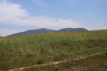 autumn landscape in the mountains