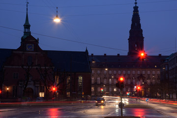 Christiansborg Castle, Houses of Parliament, Copenhagen, Denmark
