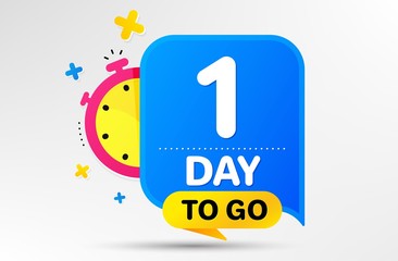 Countdown left days banner with timer