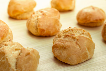 Fresh baked brioche, homemade french bakery