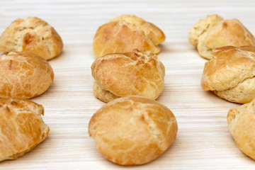 French bun, homemade baked bread