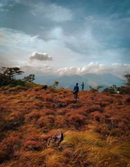 Men in the mountains