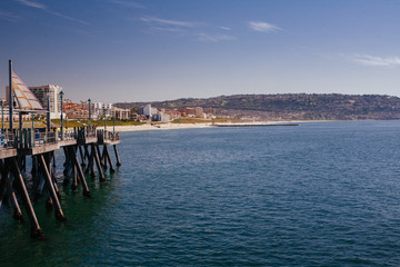 Fototapeta premium Fisherman's Wharf in Redondo Beach