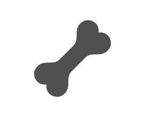 Dog bone icon. Pets food sign. Pet feeding symbol. Classic flat style. Quality design element. Simple dog bone icon. Vector