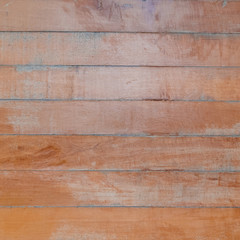 Wood texture background surface with natural pattern. Flooring top view. Brown wood planks. Close up.