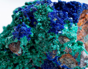 azurite malachite mineral specimen stone