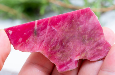rhodochrosite mineral specimen stone