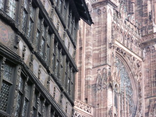 the magnificent Gothic cathedral of Strasbourg