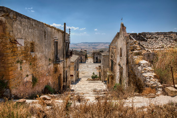 Ruins of Poggioreale, Sicily