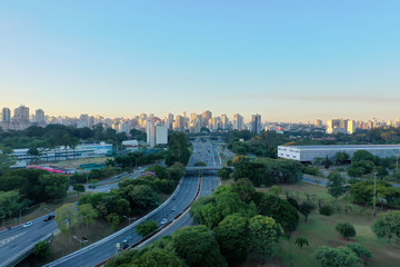 Fototapeta premium Amanhecer em Sampa