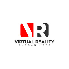Virtual Reality Logo Design Template