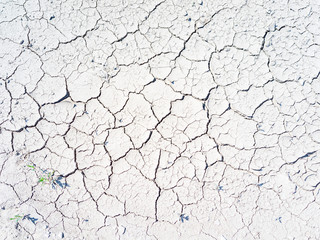 texture of dry cracked earth 