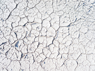 texture of dry cracked earth 