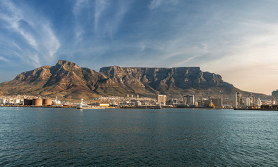 Cape Town Waterfront view from a boat