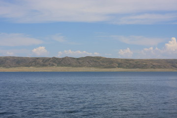 Lake view background, natural country