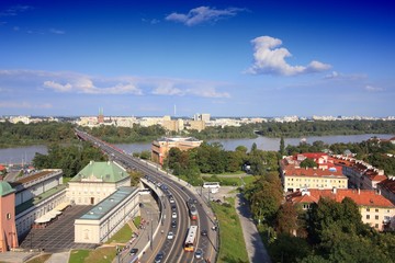 Fototapeta premium Warsaw Vistula River