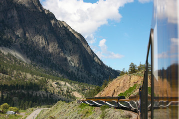 Beautiful landscape rocky mountains