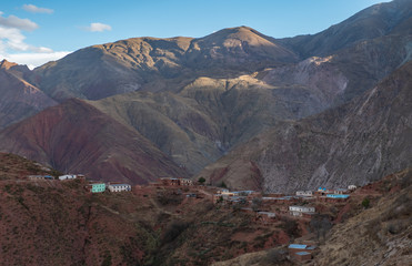 Paisajes de Rodeo Colorado en Iruya Salta - Argentina, a mas de 2100 m.s.n.m y por encima de las...
