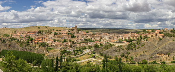 Fototapeta premium View of village Sepulveda (Spain)